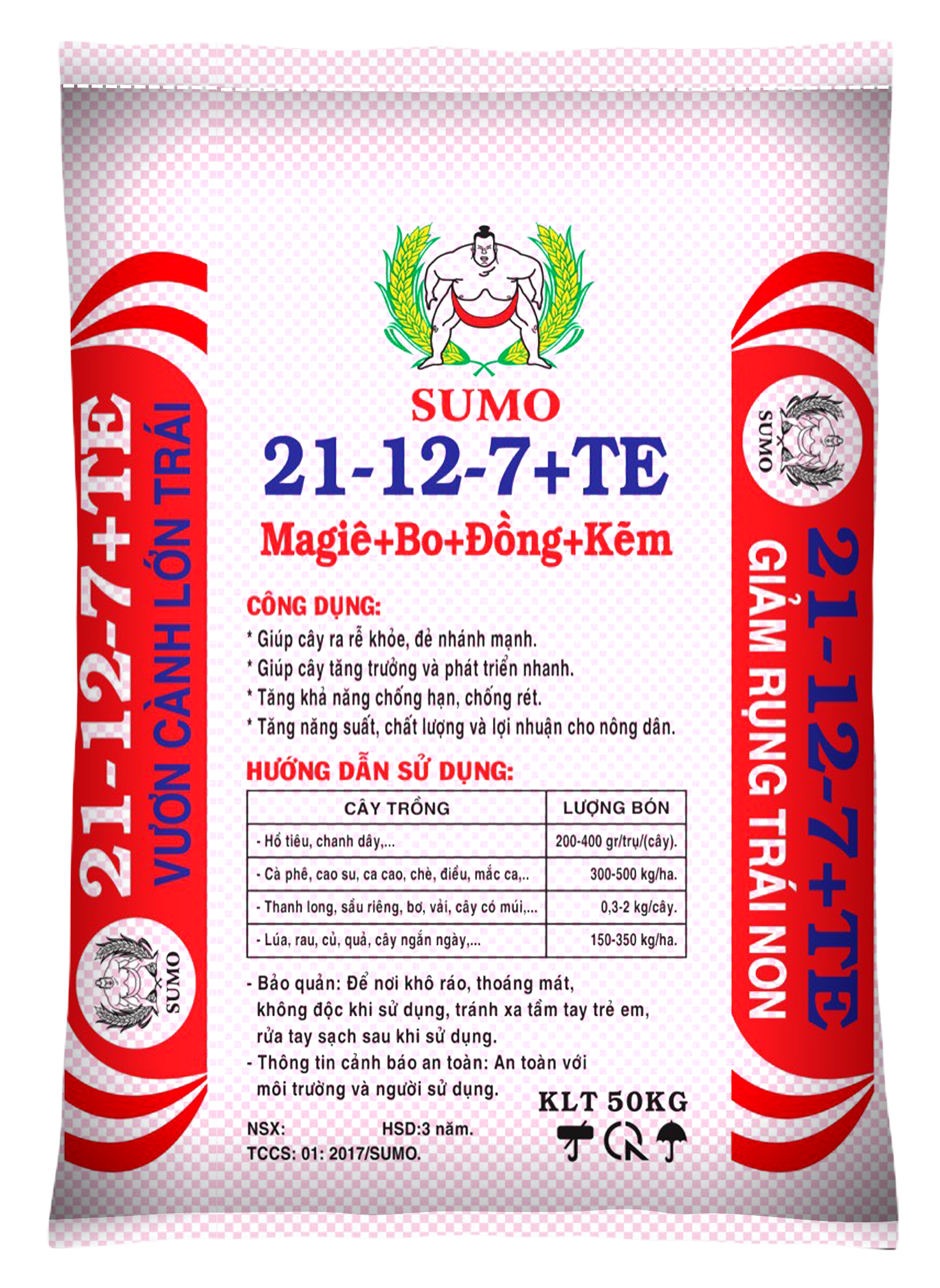 Phân NPK 21-12-7 + TE-23