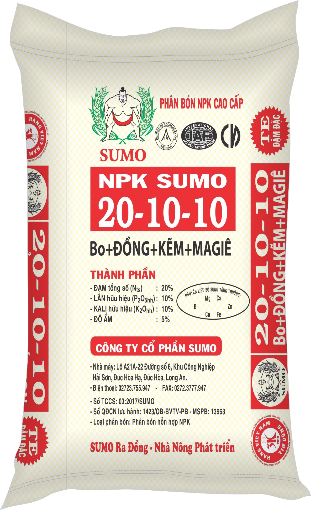 Phân NPK 20-10-10-97